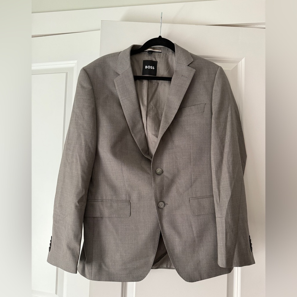 New Hugo Boss Carlo Barbera Mens slim fit stretch jacket Sz 38R